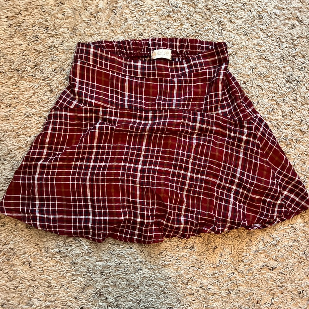 ALTAR’D STATE RED PLAID SKIRT
